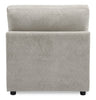 Voyage Modular Fabric Armless Chair with Removable Back Cushions – Beige | Fauteuil sans accoudoirs modulaire Voyage en tissu avec coussins de dossier amovibles - Beige
