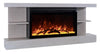 Canyon 48" Electric Fireplace with Wall-Mount Mantel - Grey | Foyer électrique Canyon de 48 po avec manteau mural - gris | CAN48FIR