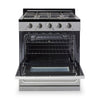 Classic Off-Grid by Unique 30" 3.9 Cu. Ft. Propane Range with Battery Ignition - UGP-30G OF2 S/S  | Cuisinière au gaz propane hors réseau classique Unique de 30 po et de 3,9 pi3 avec allumage à pile - UGP-30G OF2 S/S  | UGP30GSS