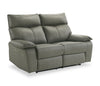 Matteo 64" Genuine Leather Power Reclining Loveseat - Aviarah Grey | Causeuse à inclinaison électrique Matteo de 64 po en cuir véritable - gris Aviarah
