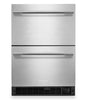 KitchenAid 24" 5.7 Cu. Ft. Undercounter Double-Drawer Refrigerator/Freezer – Stainless Steel - KUCT524SSB | Tiroir réfrigérateur-congélateur double KitchenAid de 5,7 pi³ et de 24 po sous le comptoir - acier inoxydable - KUCT524SSB