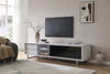 Amelia 89" x 22" Modern TV Stand with Storage and Cable Management for TVs up to 100" - White | Meuble pour téléviseur moderne Amelia de 89 po x 22 po avec rangement et système de gestion des câbles pour téléviseurs jusqu’à 100 po - blanc