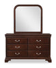 Marco Bedroom 6-Drawer Dresser, 58"W x 35"H - Cherry Brown | Commode Marco de 58 po (l) x 35 po (H) à 6 tiroirs pour la chambre à coucher - brun cerisier