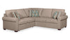 Scott Living Haven 3-Piece Chenille Fabric Sleeper Sectional - Taupe | Sofa-lit sectionnel Haven de Scott Living 3 pièces en tissu de chenille - taupe