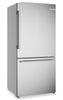 Bosch 100 Series 33" 17.2 Cu. Ft. Counter-Depth 2-Door Refrigerator - Stainless Steel - B33CM10SNS| Réfrigérateur à 2 portes Bosch de série 100 de 17,2 pi3 et de 33 po de profondeur comptoir - acier inoxydable - B33CM10SNS