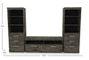Camden 102.7" 3-Piece Entertainment Centre with Storage and Cable Management for TVs up to 60" - Alabaster Oak | Meuble audio-vidéo Camden 3 pièces de 102.7 po avec rangement et système de gestion des câbles pour téléviseurs jusqu’à 60 po - chêne albâtre
