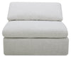Sky Modular 44" Fabric Armless Power Reclining Chair with Feather Down Cushions - Nathan Wheat | Fauteuil sans accoudoirs à inclinaison électrique modulaire Sky de 44 po en tissu avec coussins en duvet et plumes - blé Nathan