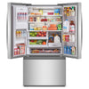 Whirlpool 36" 23.4 Cu. Ft. French Door Refrigerator - Fingerprint-Resistant Stainless Steel - WRFC5036RZ | Réfrigérateur Whirlpool de 23,4 pi3 et de 36 po à portes françaises - acier inoxydable résistant aux traces de doigts - WRFC5036RZ