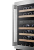 Hisense 4.9 Cu. Ft. 46-Bottle Dual-Zone Wine Cooler with Wi-Fi - Stainless Steel - HWD046N6SS | Refroidisseur à vin à 2 zones Hisense de 4,9 pi3 pour 46 bouteilles avec Wi-Fi - acier inoxydable - HWD046N6SS | HWD046NS