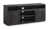 Brenner 64\" TV Stand with Storage and Cable Management for TVs up to 60\" - Charcoal