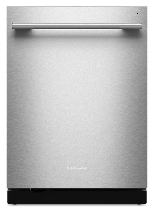 KitchenAid 24\" 44 dBA Dishwasher with 360° Max Jets™ Third Rack - PrintShield™ Stainless - KDTS724SPS
