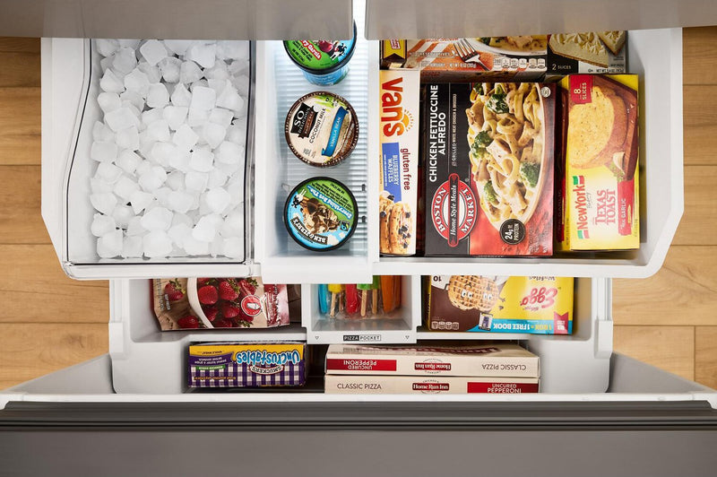 Whirlpool 36\" 30 Cu. Ft. French-Door Refrigerator with Dual Ice Makers - Stainless Steel - WRFF3736SZ 