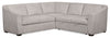 Envy 2-Piece Chenille Fabric Right-Facing Sleeper Sectional - Fog Grey | Sofa-lit sectionnel de droite Envy 2 pièces en tissu de chenille - gris brouillard
