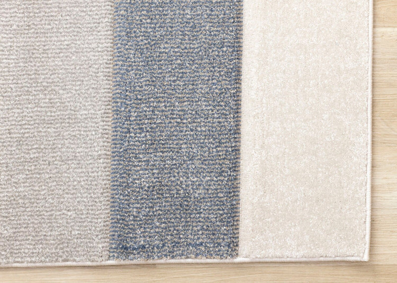 Farrah Blue Grey Area Rug - 6'7\" x 9'6\"