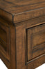 Hanson 50” Traditional Pine Coffee Table with Storage and Casters - Toasted Nutmeg | Table à café traditionnelle Hanson de 50 po en pin - muscade grillée