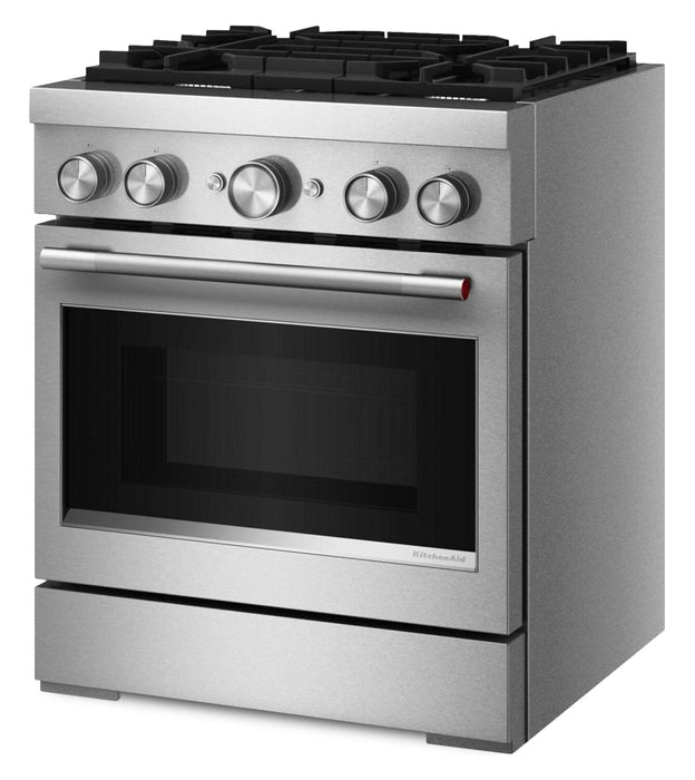KitchenAid 4.1 Cu. Ft. Dual Fuel Range with No Preheat Air Fry Mode – Stainless Steel - KFDS930SSS\t