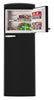 Unique Classic Retro 24" 11 Cu Ft. Top Freezer Refrigerator – Midnight Black - UNQ-310L B TM | Réfrigérateur Classic Rétro d’Unique de 24 po et de 11 pi3 à congélateur supérieur - noir minuit - UNQ-310L B TM