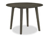 Bryn Drop-Leaf Dining Table, 42" Round - Dark Grey | Table de salle à manger ronde Bryn de 42 po avec abattant - gris foncé