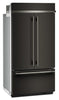 KitchenAid 24.2 Cu. Ft. 42" French Door Bottom Mount Refrigerator – Black Ore - KBFN542SBE | Réfrigérateur KitchenAid de 24,2 pi³ et de 42 po à portes françaises à congélateur inférieur - minerai noir - KBFN542SBE