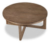 Maxwell 42" Round Coffee Table - Light Brown Hickory | Table à café ronde Maxwell de 42 po - noyer brun clair