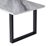 Serena 47.25" Modern Coffee Table - White & Black with Marble Look | Table à café moderne Serena de 47,25 po - blanche et noire avec imitation de marbre