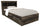 Riley Mates Bed with Bookcase Headboard Set for Kids, Made in Canada, Grey - Twin Size
