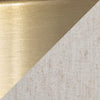 Rachel 19" Contemporary Table Lamp with Linen Shade – Brass | Lampe de table contemporaine Rachel de 19 po avec abat-jour en lin - laiton