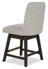 Metro Counter Height Chair with Polyester Fabric, 24"H - Beige & Brown | Chaise Metro de hauteur comptoir de 24 po (H) en tissu de polyester - beige et brune