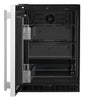 KitchenAid 24" Panel-Ready Undercounter Refrigerator – Black and Stainless Steel - KURL124SSB | Réfrigérateur KitchenAid de 24 po sous le comptoir à panneau personnalisable - noir et acier inoxydable - KURL124SSB