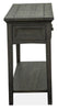 Hanson 50” Traditional Pine Sofa Table with Storage - Graphite | Table de salon traditionnelle Hanson de 50 po en pin - graphite