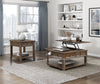 Weston 24” Traditional End Table with Storage and USB Port - Brown Elm | Table de bout traditionnelle Weston de 24 po avec rangement et ports USB - orme brun