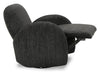 Shay 33" Chenille Fabric Swivel Glider Reclining Accent Chair - Ebony | Fauteuil d’appoint coulissant, pivotant et inclinable Shay en chenille - ebony