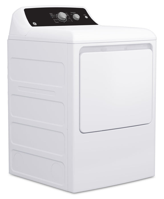 GE 4.4 Cu Ft. Top Load Washer and 6.2 Cu. Ft. Electric Dryer with SaniFresh