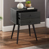 Mori Bedside 2-Drawer Nightstand, 18"W x 25.75"H - Black | Table de nuit Mori de 18 po (l) x 25,75 po (H) à 2 tiroirs - noire