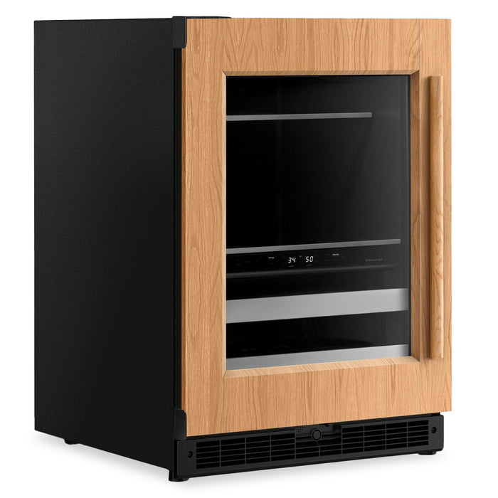 KitchenAid 24\" Panel-Ready Beverage Centre – Black - KUBR524SPA