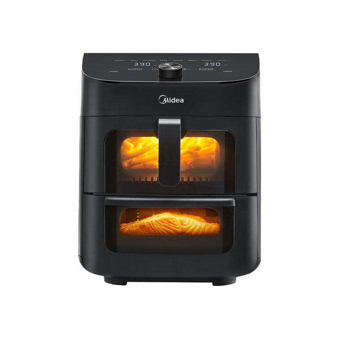 Midea 8-In-1 11-Qt Two-Zone Air Fryer Oven - MAD111D8APKW 