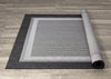 Milo 6'7" x 9'6" Flatweave Monochromatic Outdoor Rug – Grey | Carpette Milo à tissage plat monochrome 6 pi 7 po x 9 pi 6 po pour l’extérieur - grise