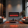 Mirage 42" Modern Electric Free Standing Wall Mountable Fireplace - Black | Foyer électrique moderne Mirage de 42 po - noir