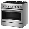 KitchenAid 5.1 Cu. Ft. Dual Fuel Range with No Preheat Air Fry – Stainless Steel - KFDS936SSS  | Cuisinière hybride KitchenAid de 5,1 pi3 avec friture à air sans préchauffage - acier inoxydable - KFDS936SSS