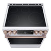 LG Studio 6.3 Cu. Ft. InstaView® Induction Range with Air Fry and Air Sous Vide - Essence White - LSIS6338NE | Cuisinière à induction LG Studio de 6,3 pi3 avec hublot InstaViewMD, friture à air et Air Sous Vide - essence blanche - LSIS6338NE