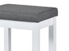 Noah 60” Modern Dinette with 3 Counter-Height Stools and USB Ports - White | Coin-repas moderne Noah de 60 po avec 3 tabourets de hauteur comptoir et ports USB - blanche