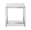 Sampson 20" Modern Marble End Table - White | Table de bout moderne Sampson en marbre de 20 po - blanc