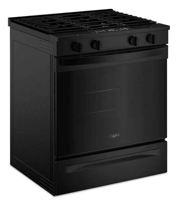 Whirlpool 30\" 5 Cu. Ft. Smart Gas Range - Black - WSGS3330TB