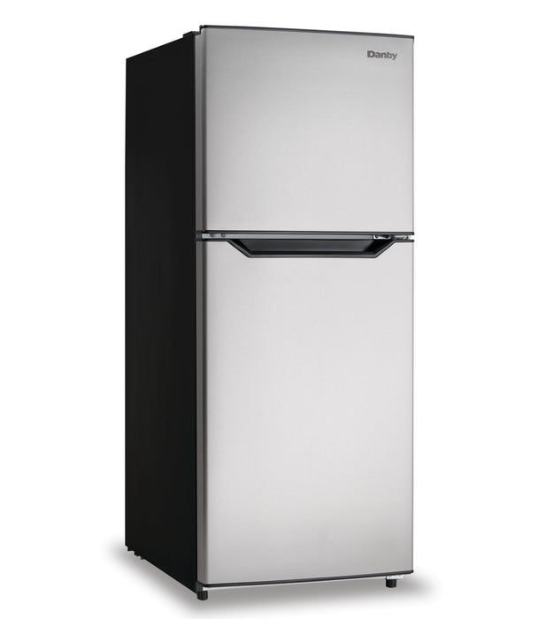 Danby 23.4\" 10 Cu. Ft. Apartment-Size Top-Mount Refrigerator - Stainless Steel - DFF101B1BSSDB