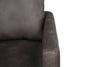 Ever 28" Swivel Leather-Like Fabric Accent Chair – Dark Brown  | Fauteuil d’appoint pivotant Ever de 28 po en tissu d’apparence cuir - brun foncé