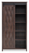 Sienna 33.5\" Accent Storage Cabinet with Sliding Door - Dark Oak