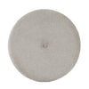 Winnipeg 17.5" Round Fabric Storage Ottoman - Grey|Pouf de rangement rond Winnipeg de 17,5 po en tissu - gris