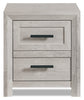 Lark Bedside 2-Drawer Nightstand, 24"W x 26"H - Rustic White | Table de nuit Lark de 24 po (L) x 26 po (H) à 2 tiroirs - blanc rustique