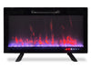 Mirage 36" Modern Electric Fireplace - Black | Foyer électrique moderne Mirage de 36 po - noir
