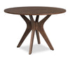 Rain 5pc Dining Set with Table & 4 Green Chairs, 45"W Round - Green/Brown | Ensemble de salle à manger Rain 5 pièces avec table ronde de 45 po (L) et 4 chaises vertes - vert et brun